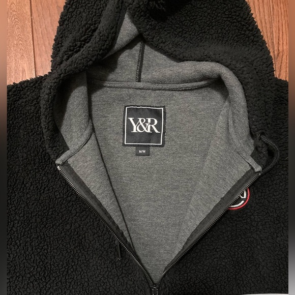 Young & Reckless - Half Zip Sherpa Hoodie - Medium - Picture 4 of 6